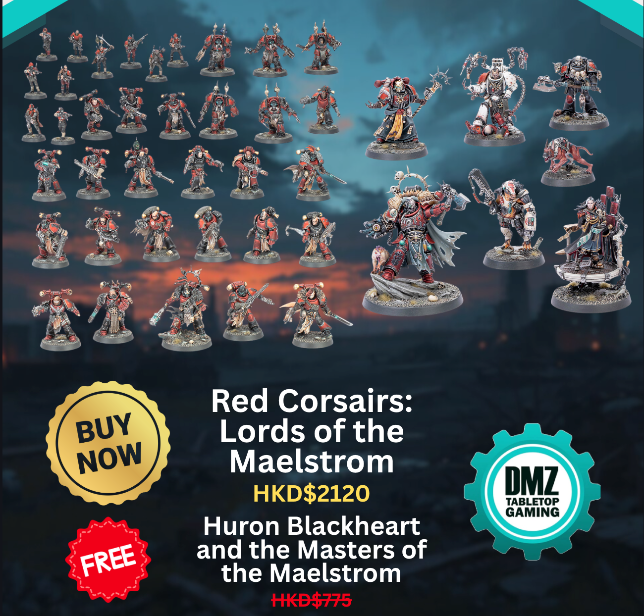 Red Corsairs & Huron Web Exclusive Bundle
