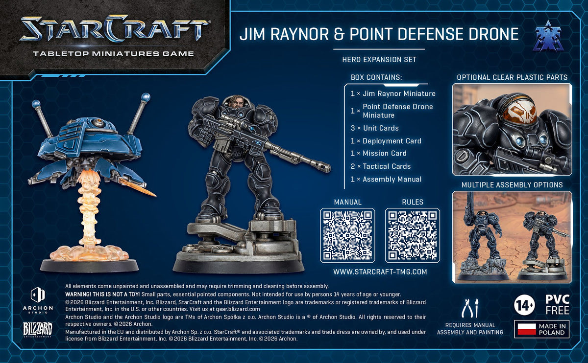 Jim Raynor (Raynor'S Raiders) - Terran - Hero Expansion Set