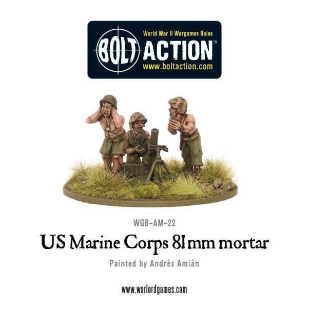 BOLT ACTION USMC 81MM MORTAR TEAM