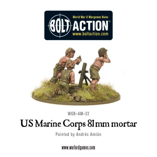 BOLT ACTION USMC 81MM MORTAR TEAM