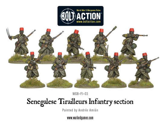 BOLT ACTION SENEGALESE TIRAILLEURS INFANTRY SECTION