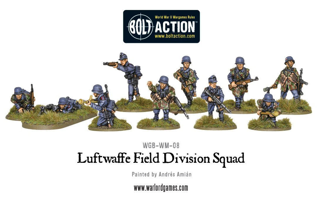 BOLT ACTION 8 LUFTWAFFE FIELD DIVISION SQUAD