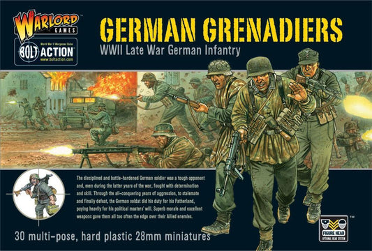 BOLT ACTION GERMAN GRENADIERS WWII LATE WAR GERMAN