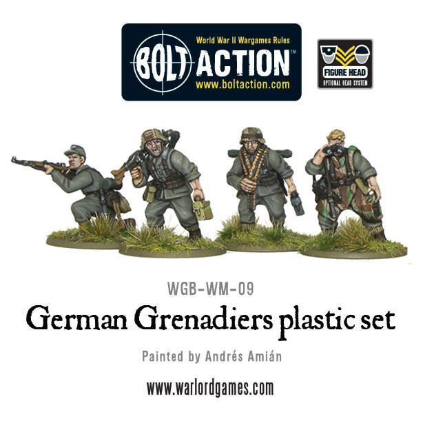 BOLT ACTION GERMAN GRENADIERS WWII LATE WAR GERMAN