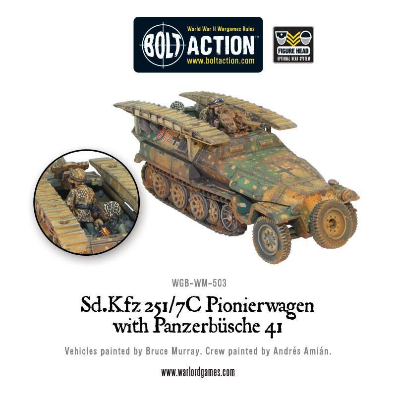 BOLT ACTION SD.KFZ 251/7C PIONIERWAGEN WITH PANZERBUSCHE