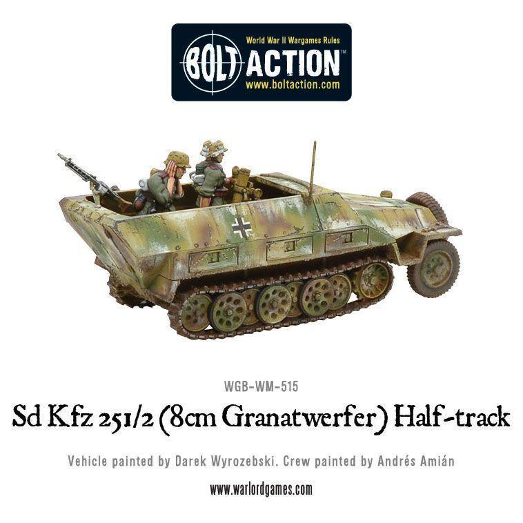 BOLT ACTION SD.KFZ 251/2 AUSF D (8CM GRANATWERFER) HAL