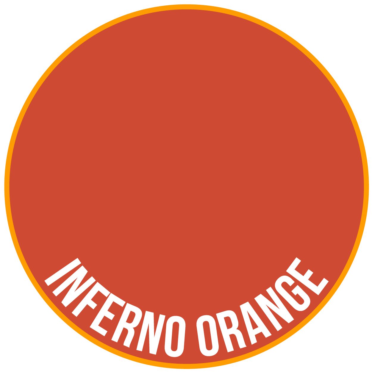 TWO THIN COATS Inferno Orange (10126)