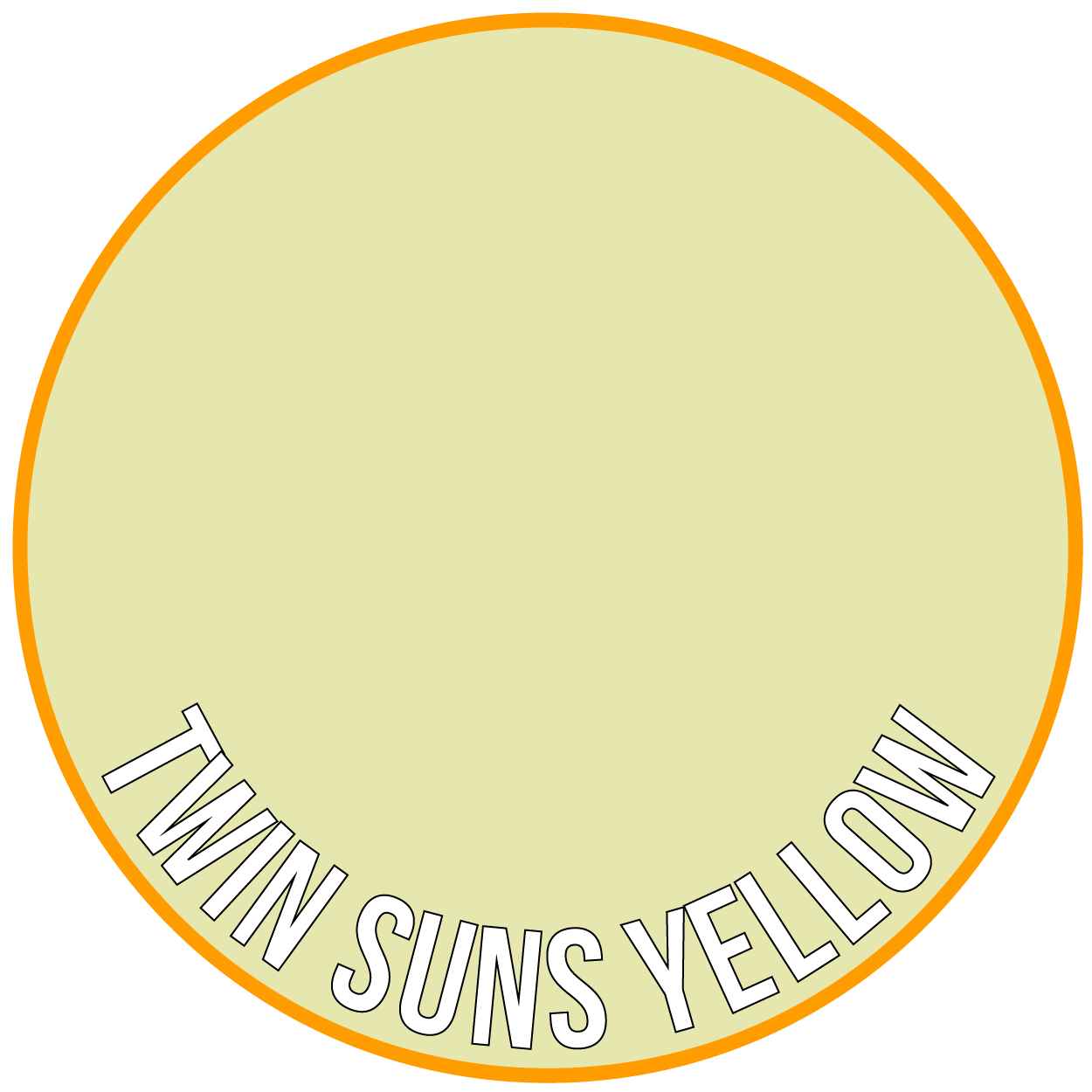 TWO THIN COATS Twin Suns Yellow (10132)