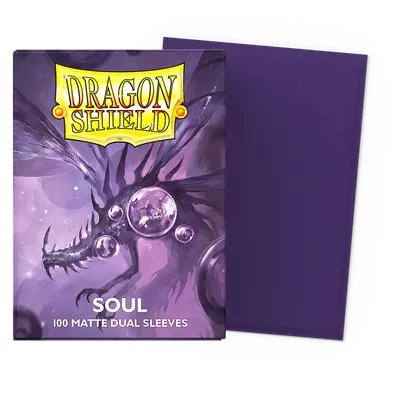 Dragon Shield 100 - Standard Deck Protector Sleeves - Dual Matte - Soul - AT-15062