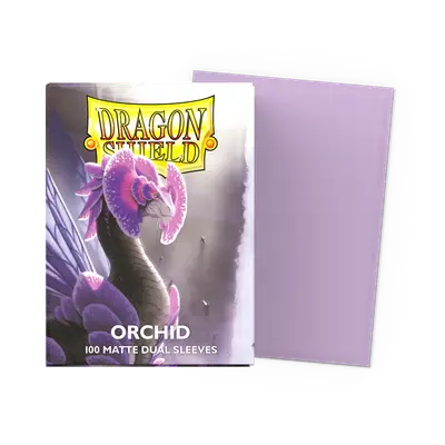 Dragon Shield 100 - Standard Deck Protector Sleeves - Dual Matte - Orchid(Emme) - AT-15041