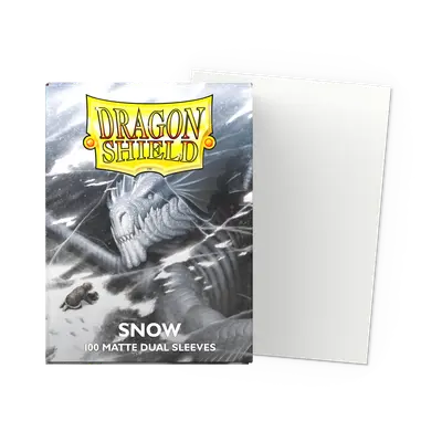 Dragon Shield 100 - Standard Deck Protector Sleeves - Dual Matte - Snow(Nirin) - AT-15005