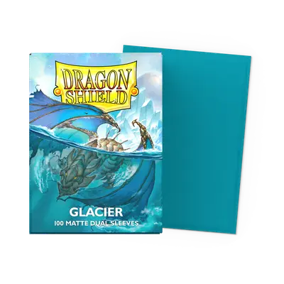 Dragon Shield 100 - Standard Deck Protector Sleeves - Dual Matte - Glacier(Miniom) - AT-15031