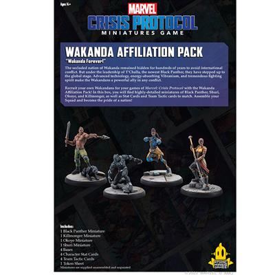 MARVEL CRISIS PROTOCOL: WAKANDA AFFILIATION PACK