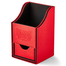 Dragon Shield Nest+ 100 Deck Box - Red/Black - AT-40210