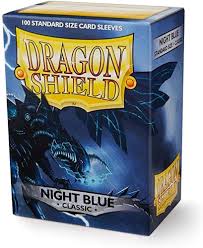 Dragon Shield 100 - Standard Deck Protector Sleeves - Night Blue (Opeth)- AT-10042