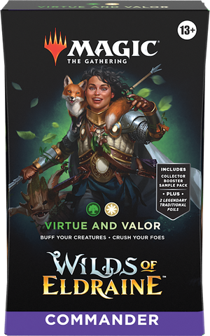 Magic The Gathering: Wilds of Eldraine Commander decks - Virtue and Valor