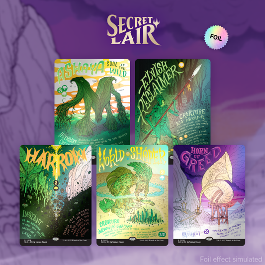 TSS0622 MTG Secret Lair - Garden Buds (Rainbow Foil)