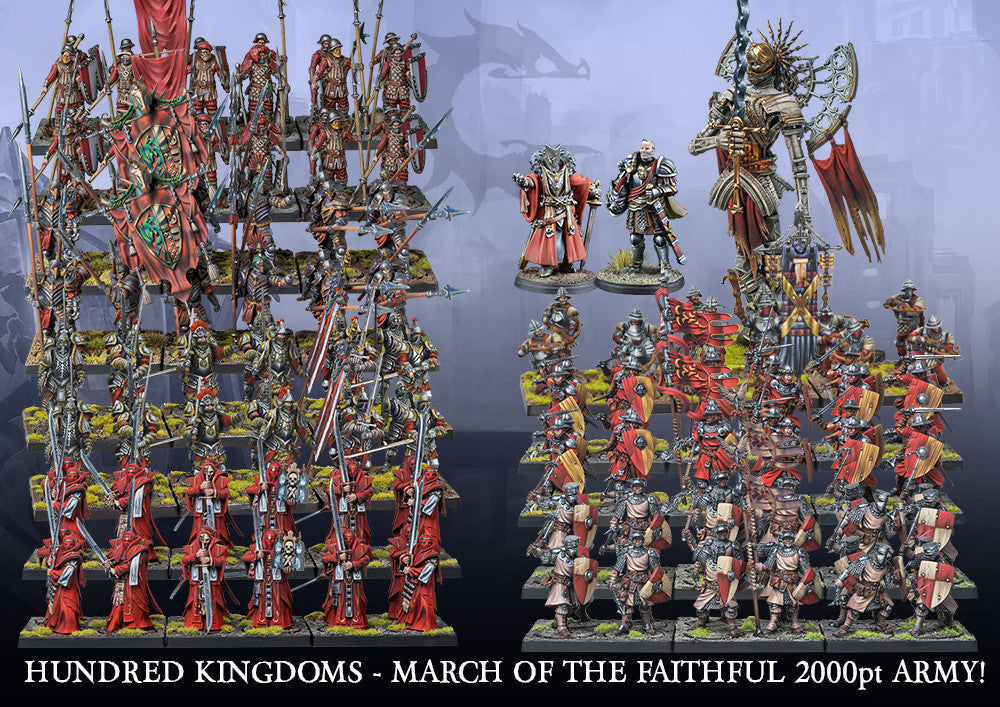 Hundred Kingdoms March of the Faithful 2000pt Army