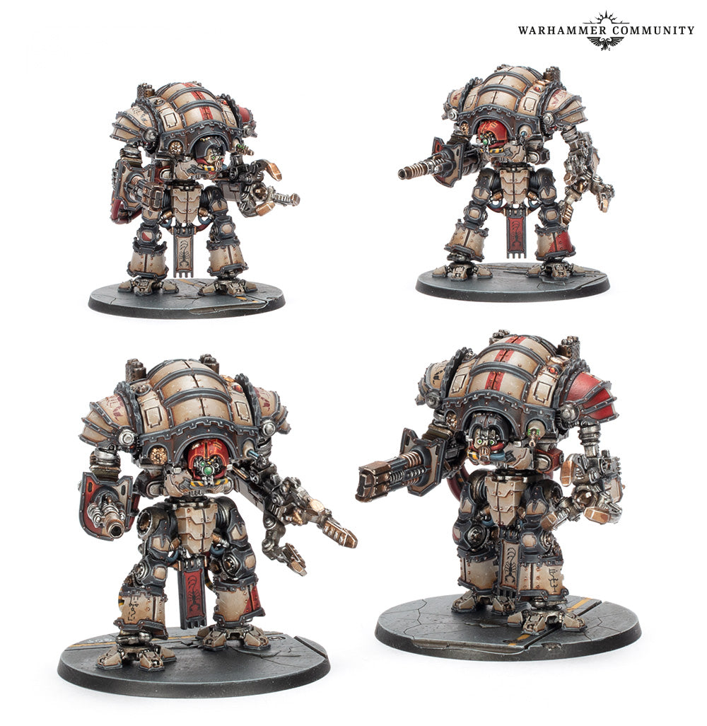 LEGIONS IMPERIALIS: MECHANICUM QUESTORIS KNIGHTS MAGAERA AND STYRIX