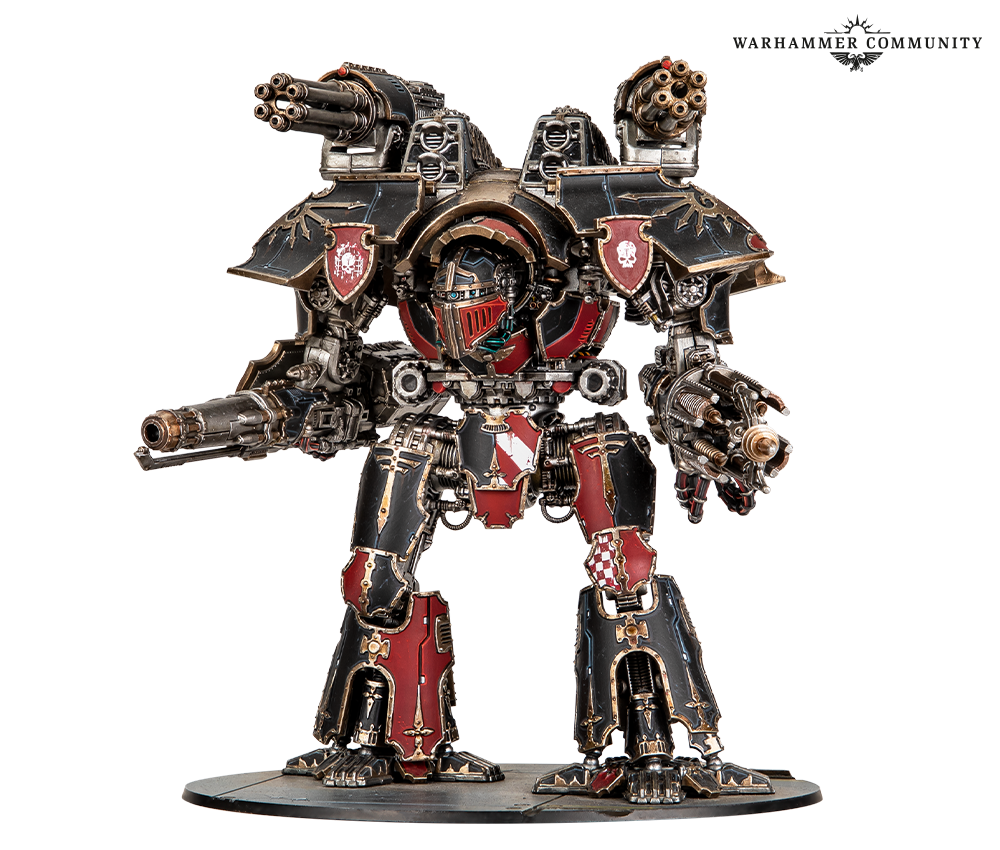 LEGIONS IMPERIALIS: WARLORD TITAN WITH QUAKE CANNON AND CONVERSION BEAM EXTIRPATOR BEAM