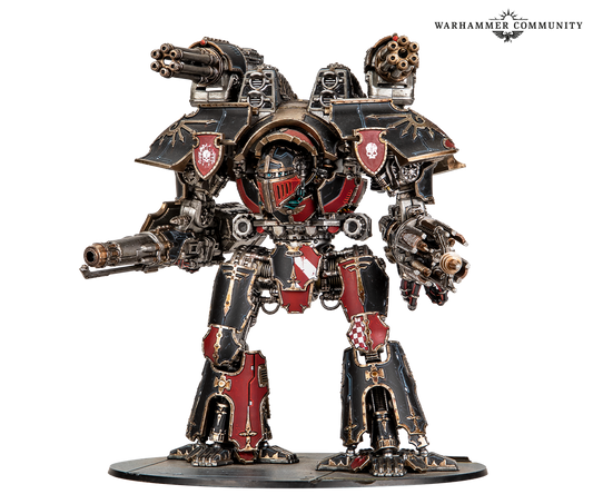 LEGIONS IMPERIALIS: WARLORD TITAN WITH QUAKE CANNON AND CONVERSION BEAM EXTIRPATOR BEAM