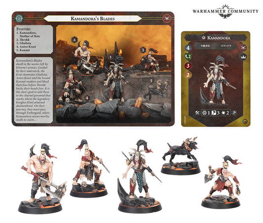 WARHAMMER UNDERWORLDS:KAMANDORA'S BLADES