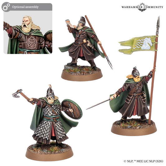 Middle Earth Strategy Board Game: Warriors Of Rohan Commanders
