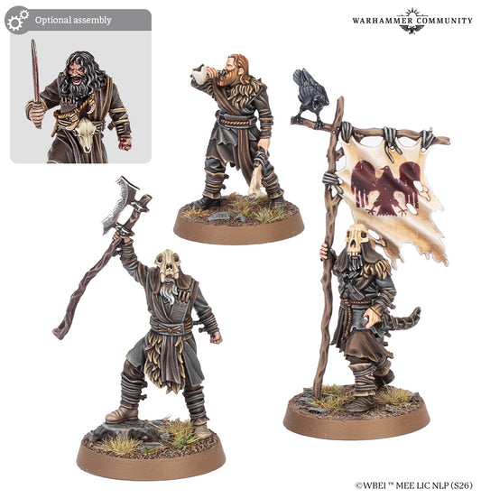 Middle Earth Strategy Board Game: Hill Tribesmen Commanders