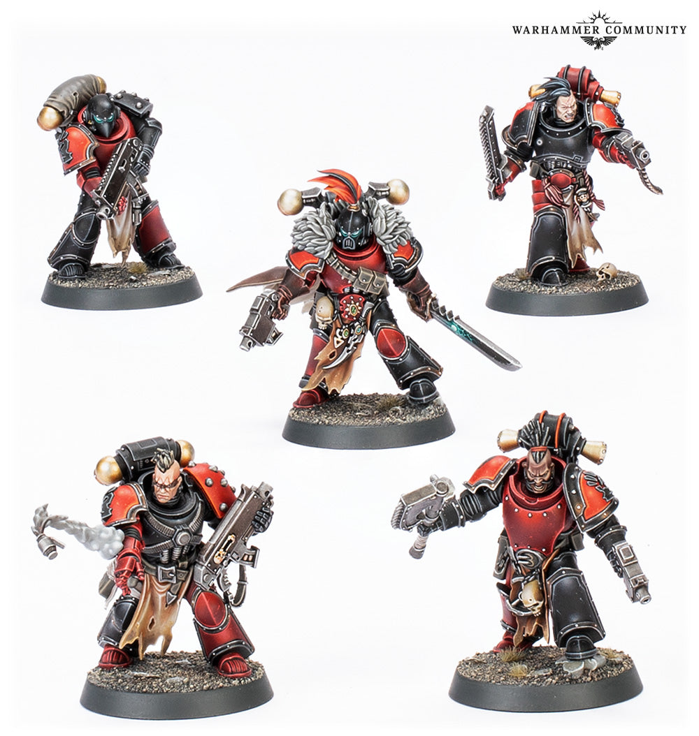 CHAOS SPACE MARINES: Red Corsairs Raiders