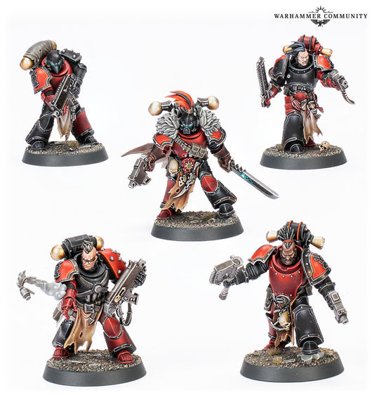 CHAOS SPACE MARINES: Red Corsairs Raiders