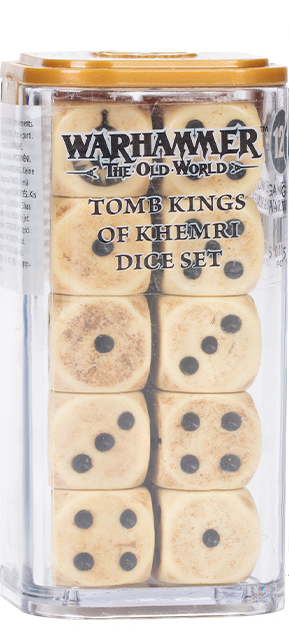 THE OLD WORLD: TOMB KINGS OF KHEMRI DICE (Available while stocks last)