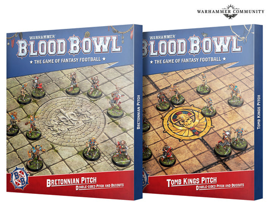 B/BOWL: BRETONNIAN TEAM PITCH & DUGOUTS