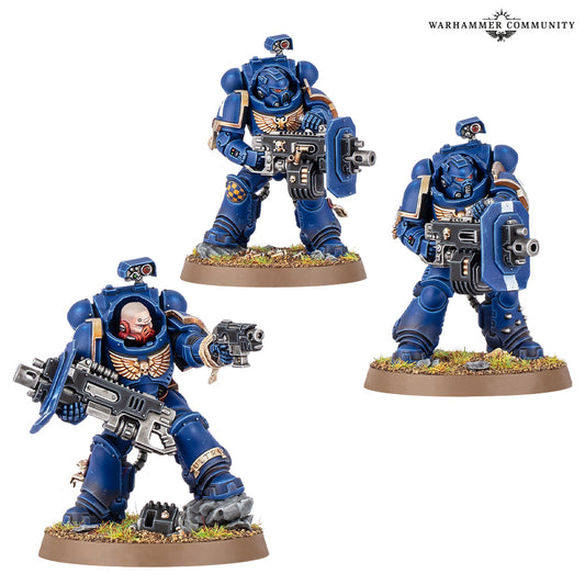 Space Marines: Eradicator Squad With Heavy Bolters