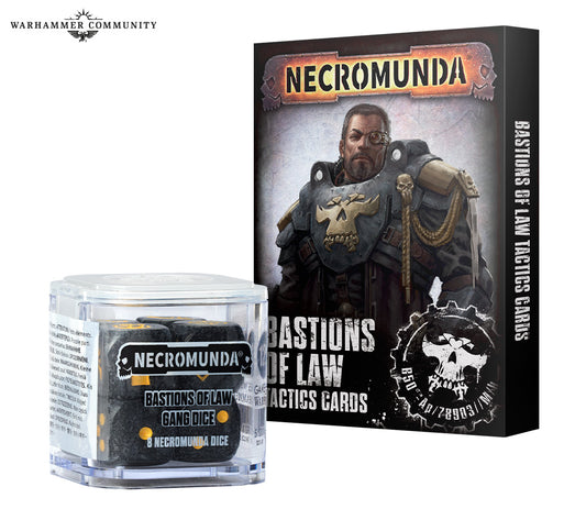 NECROMUNDA:BASTIONS OF LAW GANG DICE SET