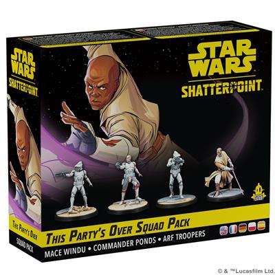Star Wars Shatterpoint: THIS PARTY'S OVER MACE WINDU SQUAD PACK