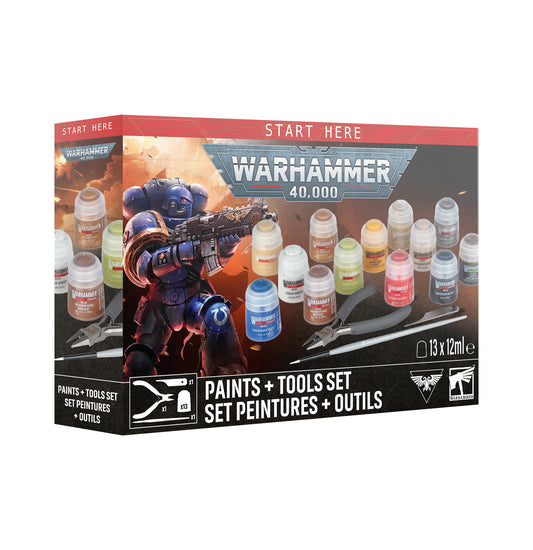 WARHAMMER 40000 PAINTS + TOOLS SET 11TH 2026
