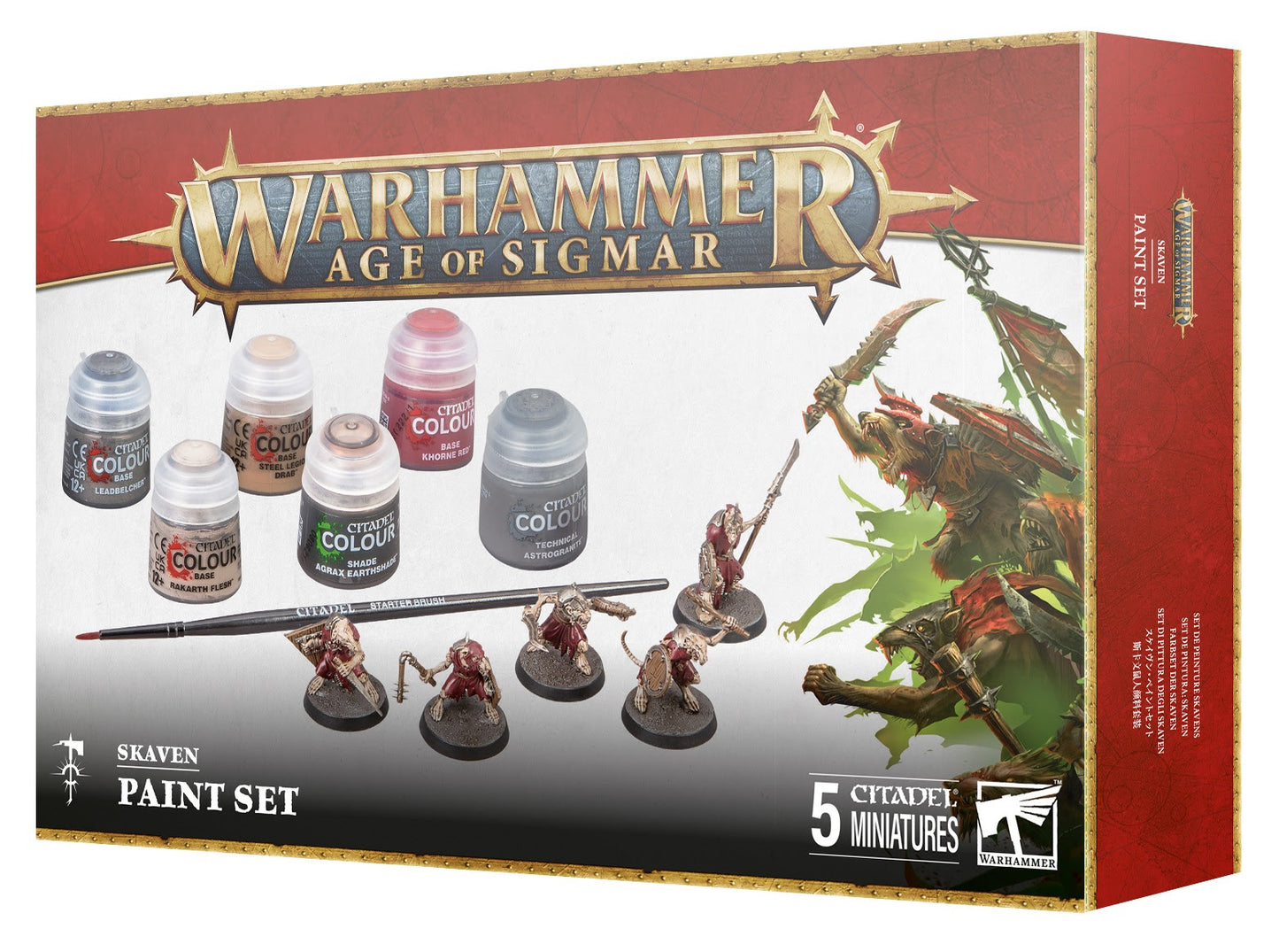 AGE OF SIGMAR: SKAVEN + PAINT SET 2024
