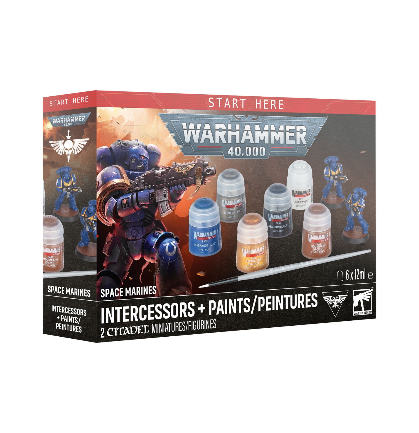 SPACE MARINES INTERCESSORS +PAINTS 11TH