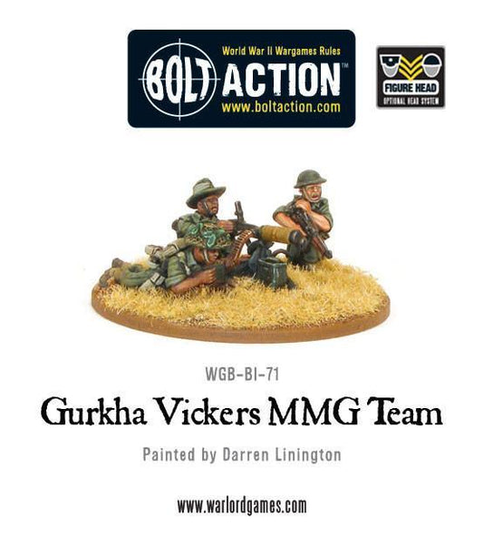 BOLT ACTION GURKHA VICKERS MMG TEAM