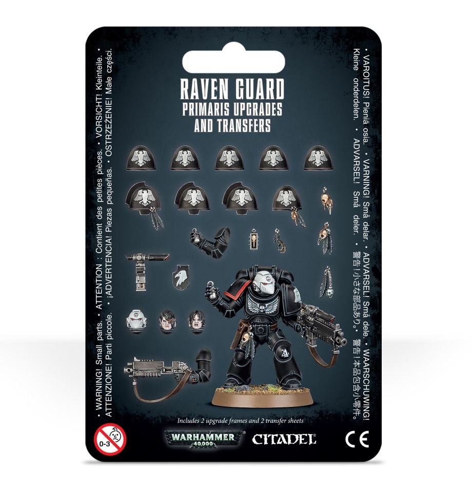 RAVEN GUARD PRIMARIS UPGRADES & TRANSFRS