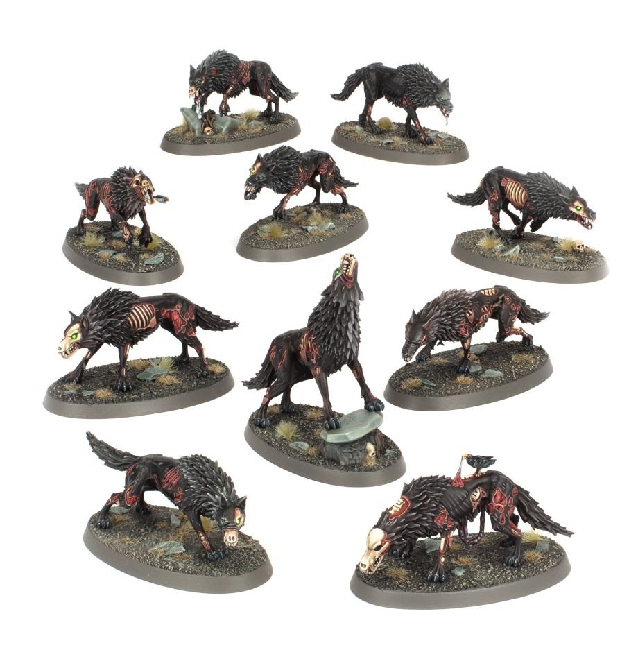 AOS SOULBLIGHT GRAVELORDS Dire Wolves