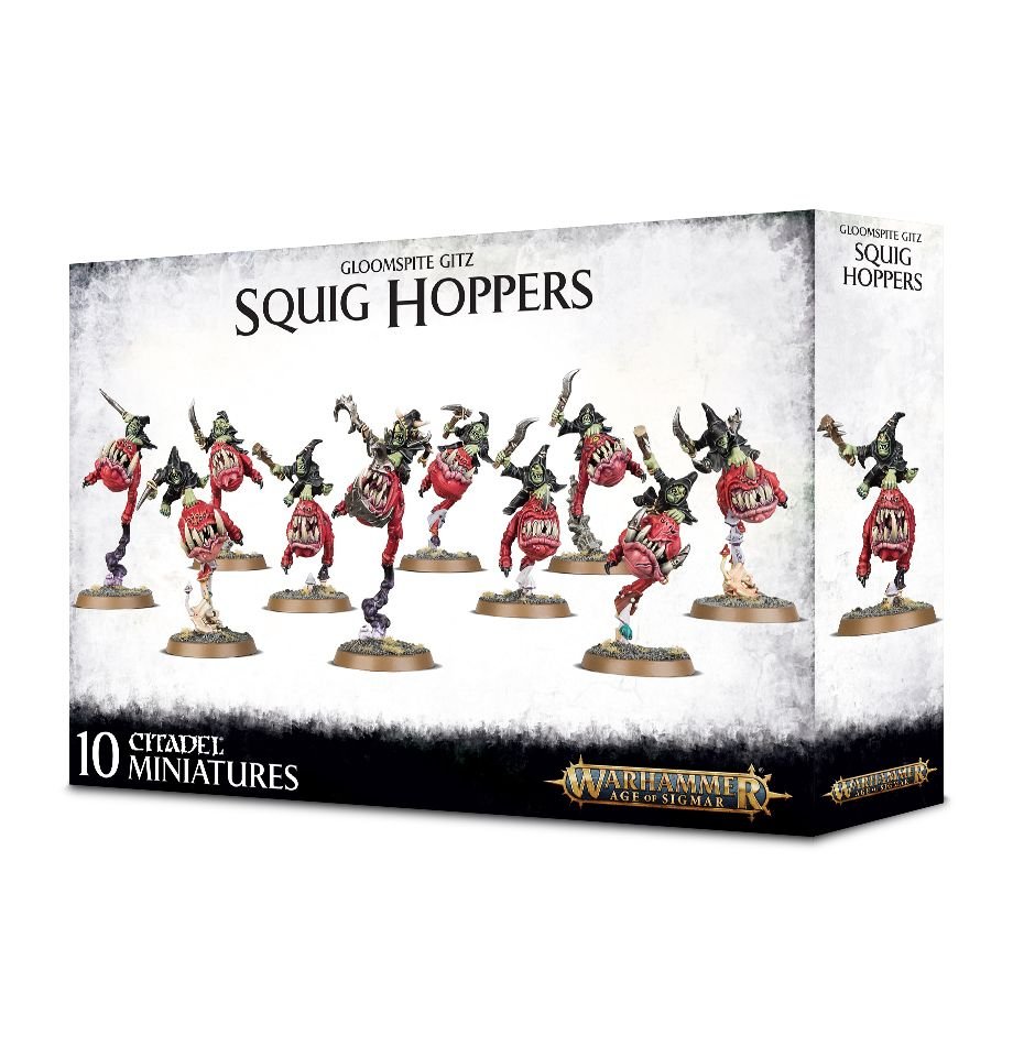 AOS GLOOMSPITE GITZ SQUIG HOPPERS