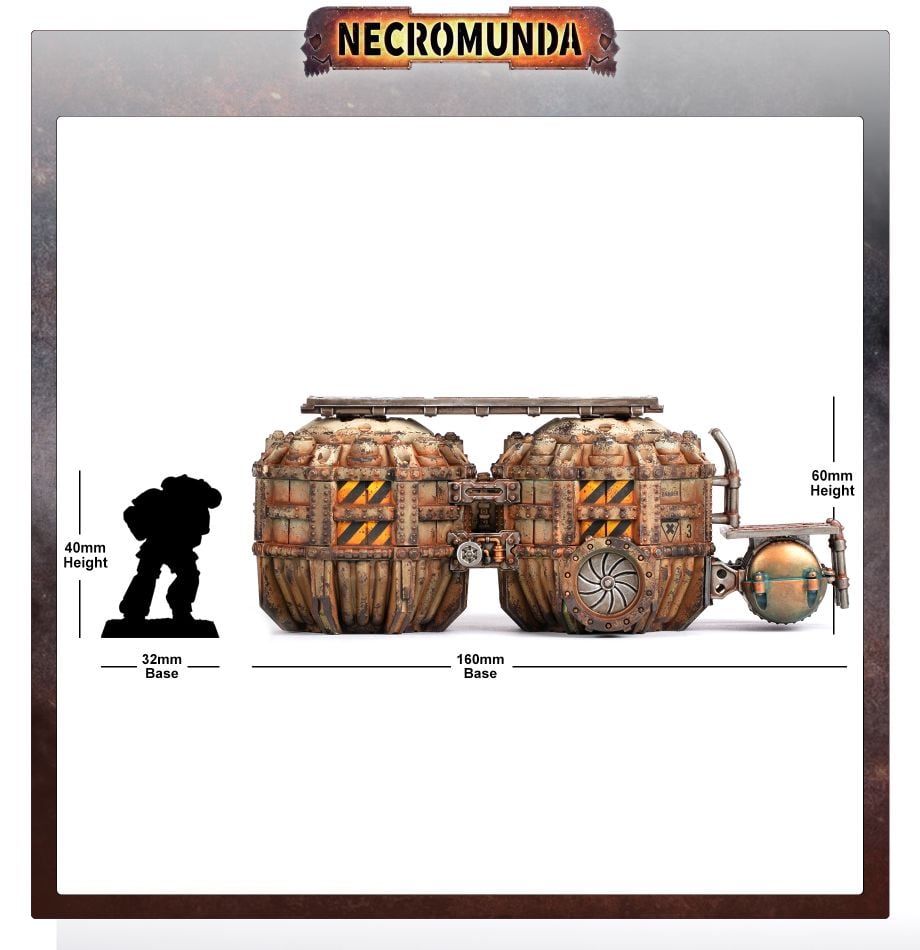 NECROMUNDA: Promethium Tanks Refuelling Station