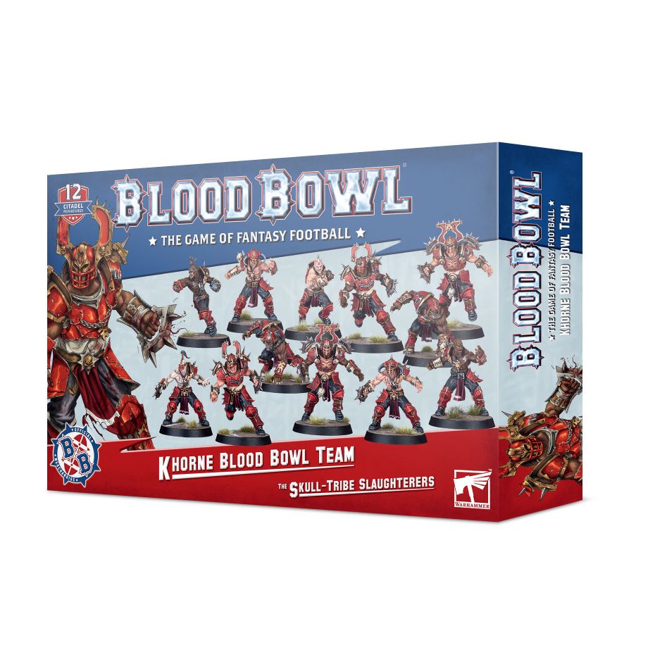 BLOOD BOWL: Khorne Team Skull-tribe Slaughterers