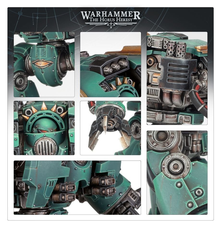 HORUS HERESY: LEGIONES ASTARTES Leviathan Siege Dreadnought with Claw & Drill Weapons