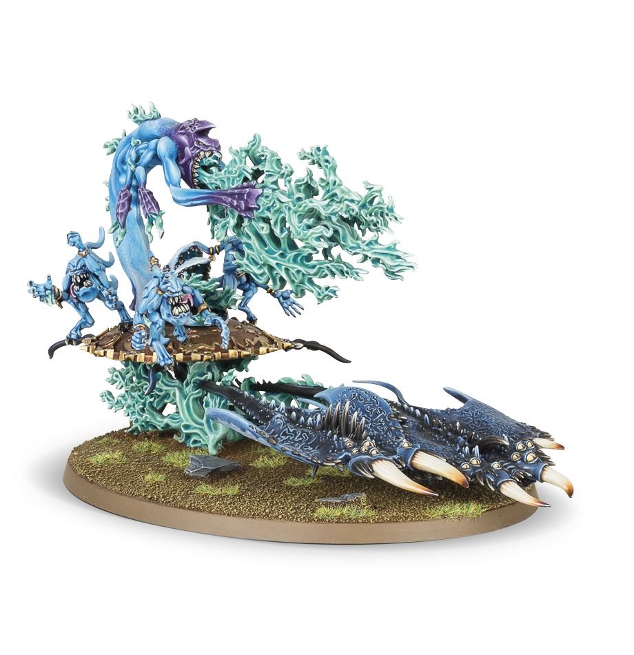 (WEBEX) DAEMONS OF TZEENTCH Fateskimmer, Herald of Tzeentch on Burning Chariot