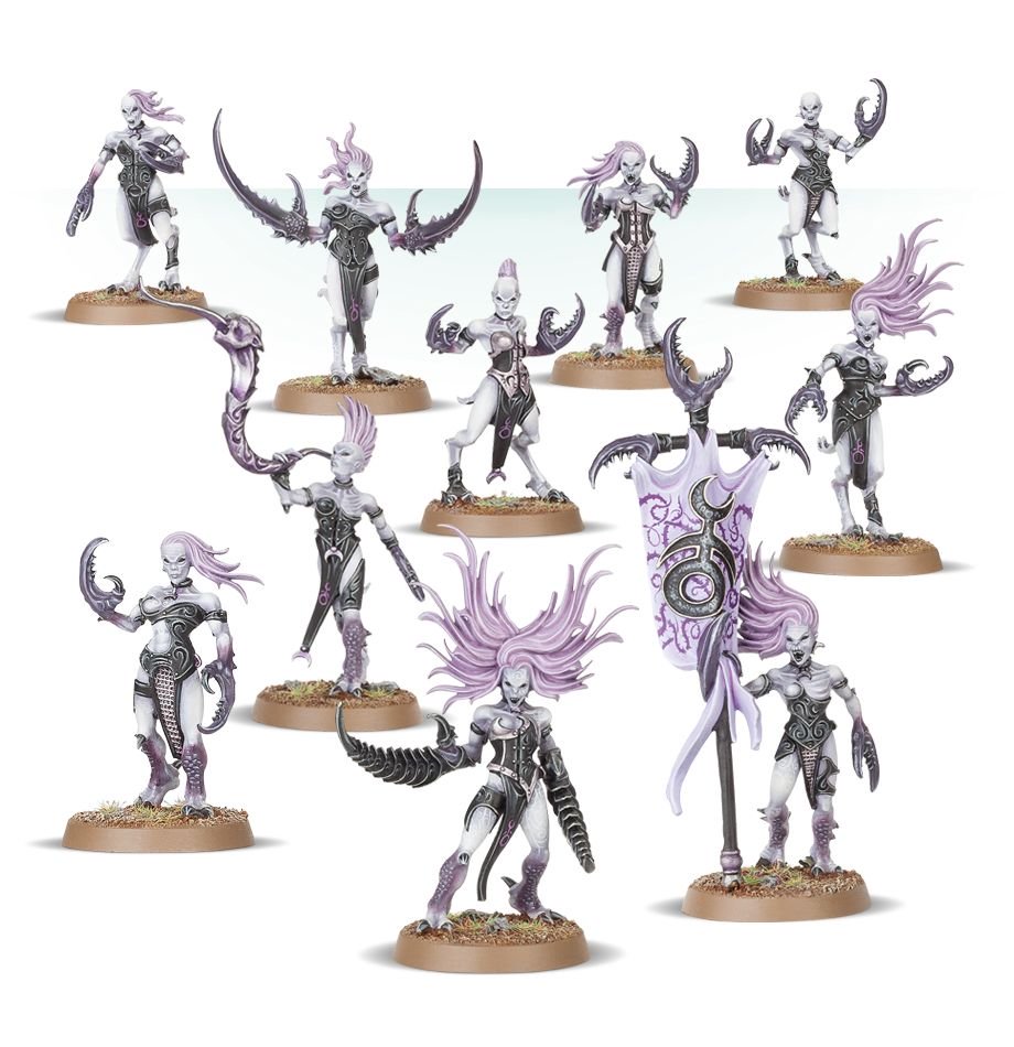 AOS DAEMONS OF SLAANESH DAEMONETTES