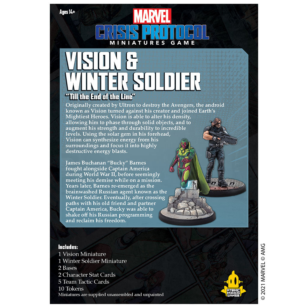 MARVEL CRISIS PROTOCOL: VISION WINTER SOLDIER CHARCTER PACK