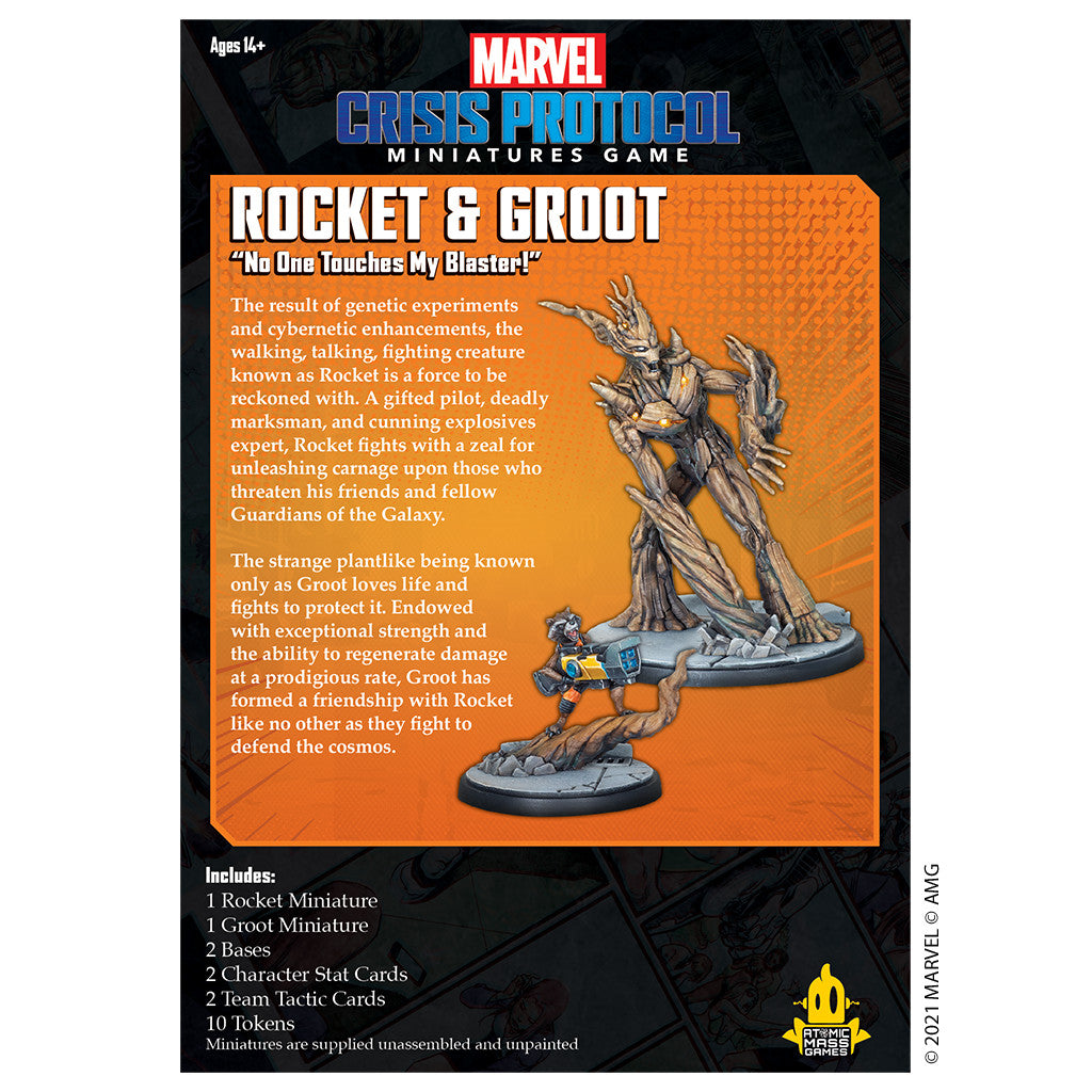 MARVEL CRISIS PROTOCOL: ROCKET AND GROOT CHARACTER PACK