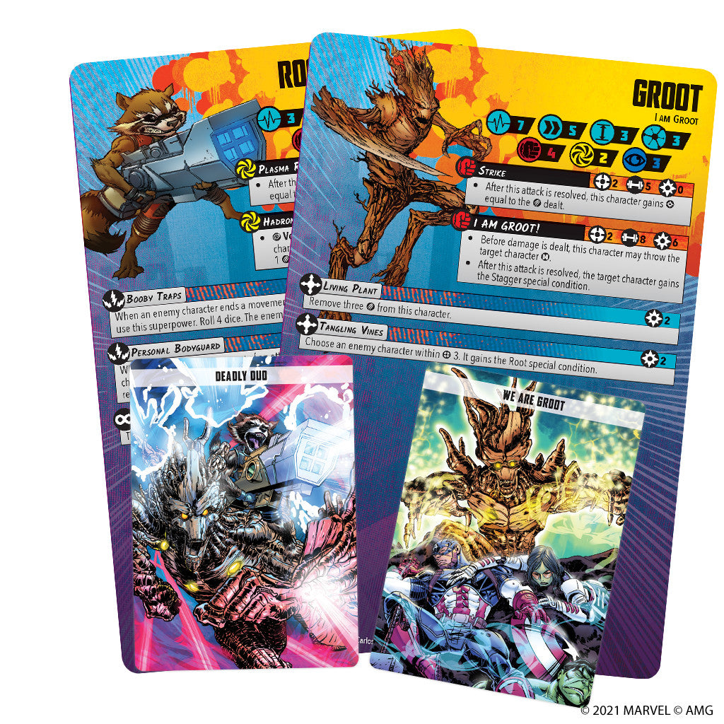 MARVEL CRISIS PROTOCOL: ROCKET AND GROOT CHARACTER PACK